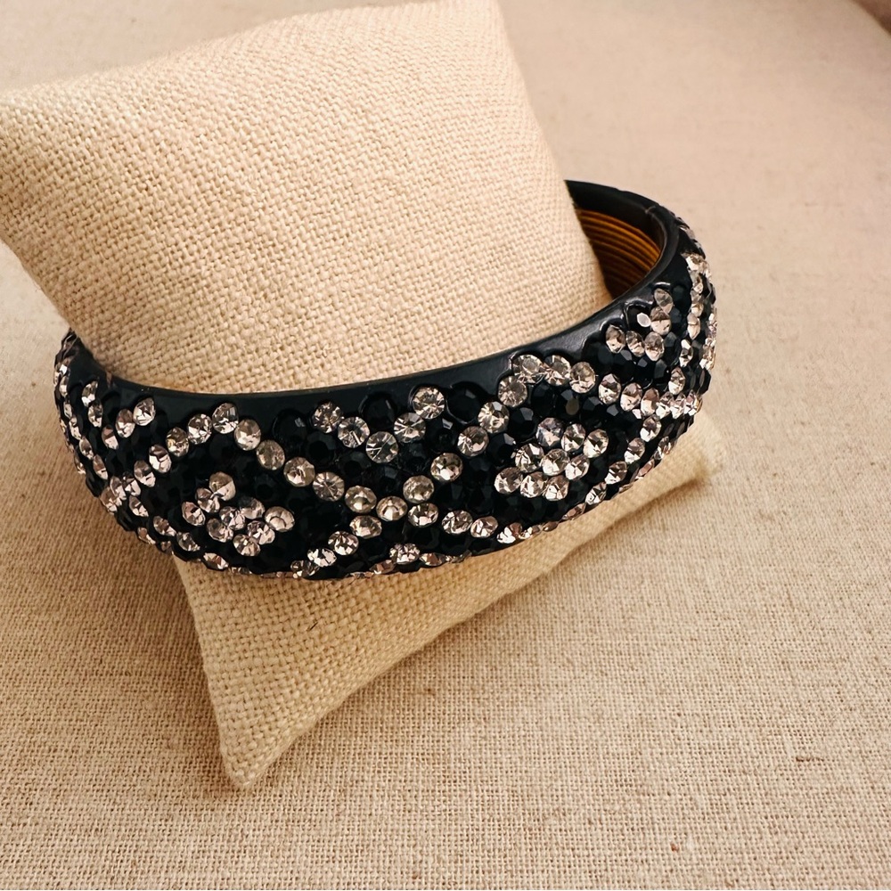 Vintage | Bracelet | Black & Clear Crystal Bracelet